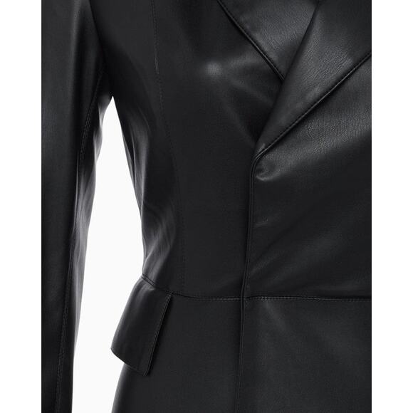 Khy Faux Leather Blazer Black - XXS - Picture 7 of 7